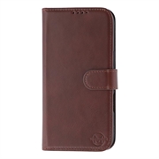 iPhone 17 Pro MyTPhone CardMate lommebokveske i lær - mørkebrun