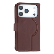 iPhone 17 Pro Max MyTPhone CardMate lommebokveske i lær - mørkebrun