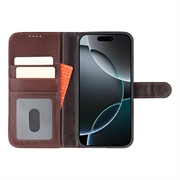 iPhone 17 Pro Max MyTPhone CardMate lommebokveske i lær - mørkebrun