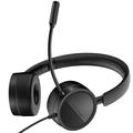 NYTT BEE H360 telefonhodesett på øret 3,5 mm / USB kablet støydempende mikrofon med mikrofon for datamaskin PC bærbar PC Stereo