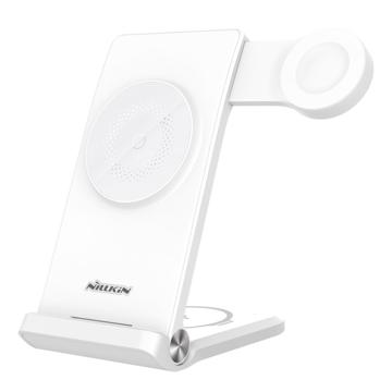 Nillkin Powertrio 3-i-1 MagSafe Trådløs Lader med Samsung Smartwatch-lader