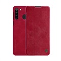 Nillkin Qin Series Samsung Galaxy A21 Flip-deksel - Rød