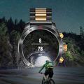 NX1 Pro Luxury Metal Business Smart Watch Helseovervåking Bluetooth-oppringing Vanntett sportsklokke - Sølv