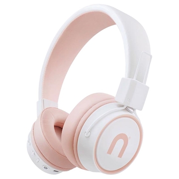 Niceboy Hive 3 Joy Sakura Bluetooth Hodetelefoner - Hvit / Rosa