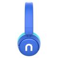 Niceboy Hive Kiddie On-Ear trådløse hodetelefoner for barn med støybegrenser - Blå