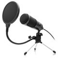 Niceboy Voice Kondensatormikrofon med Stativ og Pop Filter