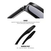 Nighthawk Stilfulle polariserte solbriller for menn