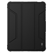 iPad Air 11 (2024)/iPad Pro 11 2022/2021/2020/iPad Air 2022/2020 Nillkin Bumper Smart Folio-etui - Svart / Gjennomsiktig