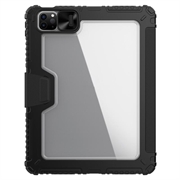 iPad Air 11 (2024)/iPad Pro 11 2022/2021/2020/iPad Air 2022/2020 Nillkin Bumper Smart Folio-etui - Svart / Gjennomsiktig