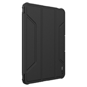iPad Air 11 (2024)/iPad Pro 11 2022/2021/2020/iPad Air 2022/2020 Nillkin Bumper Smart Folio-etui - Svart / Gjennomsiktig