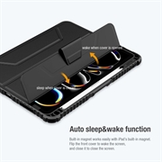iPad Air 11 (2024)/iPad Pro 11 2022/2021/2020/iPad Air 2022/2020 Nillkin Bumper Smart Folio-etui - Svart / Gjennomsiktig