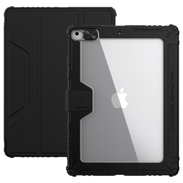 Nillkin Bumper iPad 10.2 2019/2020 Smart Folio-etui - Svart / Gjennomsiktig