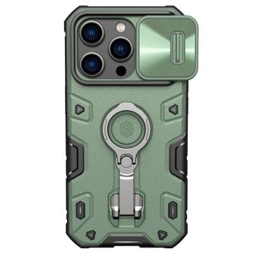 Nillkin CamShield Armor Pro iPhone 14 Pro Hybrid-deksel - Grønn