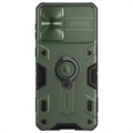 Nillkin CamShield Armor Samsung Galaxy S21+ 5G Hybrid-deksel - Army Grøn