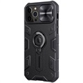 Nillkin CamShield Armor iPhone 12/12 Pro Hybrid-deksel - Svart