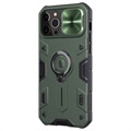 Nillkin CamShield Armor iPhone 12/12 Pro Hybrid-deksel - Grønn