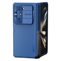Samsung Galaxy Z Fold5 Nillkin CamShield Fold Hybrid-deksel med Stativ - Blå