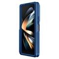 Samsung Galaxy Z Fold5 Nillkin CamShield Fold Hybrid-deksel med Stativ - Blå