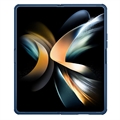 Samsung Galaxy Z Fold5 Nillkin CamShield Fold Hybrid-deksel med Stativ - Blå