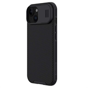 iPhone 15 Nillkin CamShield Pro Hybrid-deksel - Svart