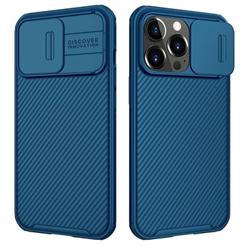 Nillkin CamShield Pro iPhone 13 Pro Hybrid Deksel - Blå