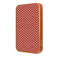 Nillkin FiberMate Aramid MagSafe-kortholder med RFID - oransje