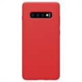 Nillkin Flex Pure Samsung Galaxy S10 Flytende Silikondeksel (Åpen Emballasje Utmerket) - Rød