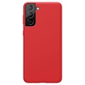 Nillkin Flex Pure Samsung Galaxy S21+ 5G Liquid Silikondeksel - Rød