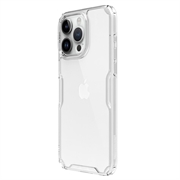 iPhone 15 Pro Max Nillkin Nature TPU Pro Hybrid-deksel - Gjennomsiktig
