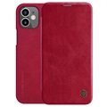 Nillkin Qin iPhone 12 mini Flip-deksel - Rød