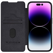 Nillkin Qin Pro iPhone 15 Pro Flip-deksel - Svart