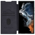 Nillkin Qin Pro Series Samsung Galaxy S23 Ultra 5G Flip-deksel - Svart