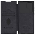 Nillkin Qin Pro Series Samsung Galaxy S23 Ultra 5G Flip-deksel - Svart