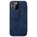Nillkin Qin Pro Series iPhone 13 Pro Flip-deksel - Blå