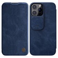 Nillkin Qin Pro Series iPhone 13 Pro Max Flip-deksel - Blå
