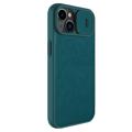 Nillkin Qin Pro iPhone 14 Plus Flip-deksel - Grønn