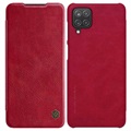 Nillkin Qin Series Samsung Galaxy A12 Flip-deksel - Rød