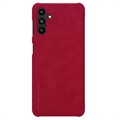 Nillkin Qin Series Samsung Galaxy A13 5G Flip-Deksel - Rød