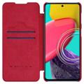 Nillkin Qin Series Samsung Galaxy M53 Flip-deksel - Rød