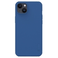 iPhone 15 Nillkin Super Frosted Shield Pro Hybrid-deksel - Blå