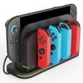 Nintendo Switch 1/2/OLED iPega PG-SW2062 9-i-1 lade- og kjølestativ med RGB