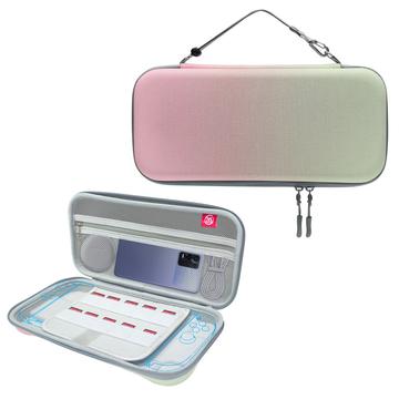 Nintendo Switch 2 JYS JYS-NS2283 EVA-bæreveske med to rom - rosa / grønn