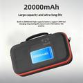 Nintendo Switch 2-bærbar ladestasjon - 20000mAh/30W - svart
