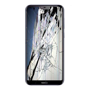 Reparasjon av Nokia 6.1 Plus LCD-display & Berøringsskjerm - Svart