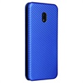 Nokia C1 Plus Flip-deksel - Carbon Fiber (Åpen Emballasje - Utmerket) - Blå