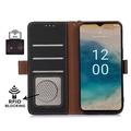 Nokia C32 Lommebok-deksel i Lær med RFID