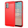 Nokia G22 Børstet TPU Deksel - Karbonfiber
