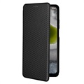 Nokia X10/X20 Flip-deksel - Carbon Fiber - Svart