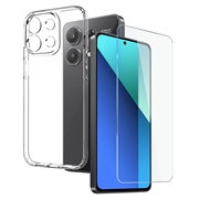 Xiaomi Redmi Note 13 4G Northjo 2-i-1 Beskyttelsessett - Klar