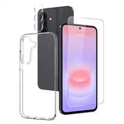 Samsung Galaxy A37 Northjo 3-i-1-beskyttelsessett - gjennomsiktig